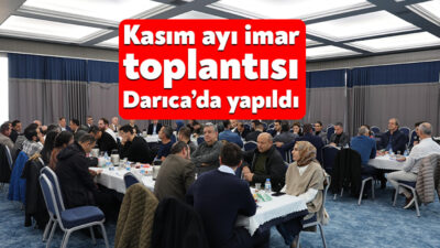 Kocaeli Büyükşehir Belediyesi İmar ve Şehircilik Dairesi Başkanlığı tarafından düzenlenen