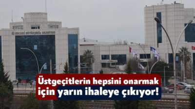 Kocaeli Büyükşehir Belediyesi vatandaşların güvenli bir şekilde kullanması nedeniyle üstgeçitlerin