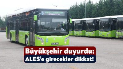 Kocaeli Büyükşehir Belediyesi 17 Kasım Pazar günü yapılacak olan ALES
