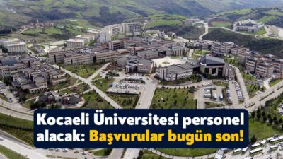 Kocaeli Üniversitesi Bilgisayar Mühendisliği bölümünde istihdam edilmek üzere bir akademik