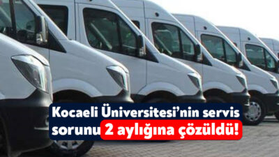 Kocaeli Üniversitesi, personelinin taşınması için 1 Kasım’da ihaleye çıktı. Üniversitenin