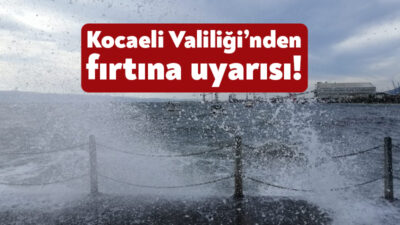 Meteoroloji Genel Müdürlüğü tarafından yapılan uyarıda il genelinde fırtına beklendiğine