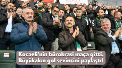 Trendyol 1.Lig’de Kocaelispor’un Fatih Karagümrük’ü 2-1 mağlup ettiği maçı Kocaeli’nin