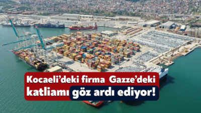 İstanbul’da vergisini vermesine rağmen Derince’de bulunan Safiport, İsrail menşeili ZIM