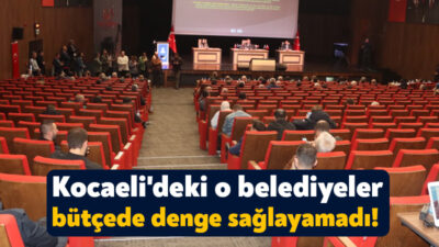 Kocaeli Büyükşehir Belediyesi’nin kasım ayı meclis toplantısı 173 günde maddesiyle