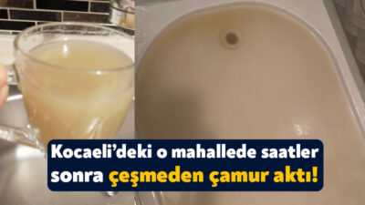 İzmit’te uzun süren saatlerin ardından Fatih Mahallesi’nde su verildi. Suyun