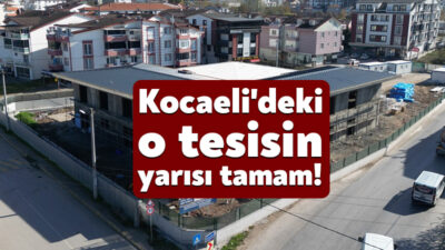 Büyükşehir tarafından Kocaeli İtfaiyesi için yapılan Kartepe müfreze binasında yoğun