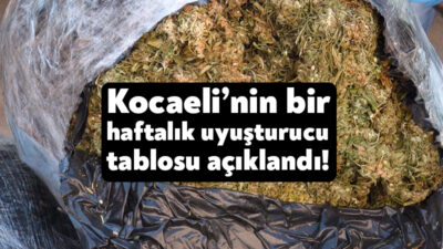 Kocaeli’de emniyet ve jandarma ekipleri geride kalan bir haftalık süreç