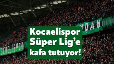 Trendyol 1.Lig’de liderlik koltuğunda oturan Kocaelispor, Türkiye’de seyirci ortalaması en