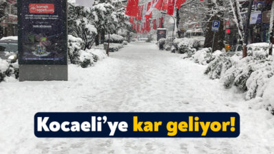 Kocaeli'ye kar yağmasını bekleyenler için güzel haber geldi. Meteoroloji'nin hava