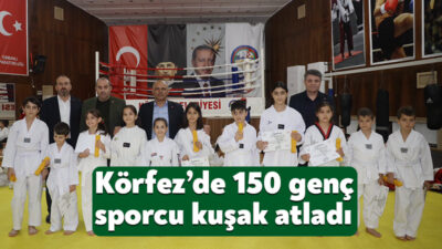 Körfez Belediyesi Gençlerbirliği Spor Kulübü'nde karate, taekwondo ve kick boks