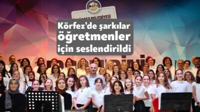 Körfez Belediyesi Kiraz Çiçeği Korosu, muhteşem bir konsere imza attı.
