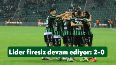 Trendyol 1. Lig’in 14. haftasında Kocaelispor, sahasında karşılaştığı Adanaspor’u 2-0