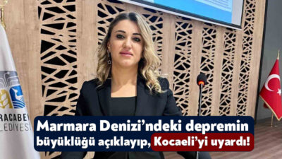 Jeoloji Mühendisi Aysun Aykan Marmara Denizi’nde 7.6 büyüklüğünde deprem olabileceğini