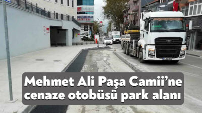 Büyükşehir, İzmit Mehmet Ali Paşa Camii’nin yan tarafına vatandaşları mezarlığa
