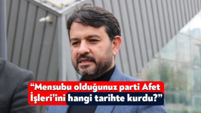 CHP İzmit İlçe Başkanı Gökhan Ercan, AK Parti İzmit İlçe
