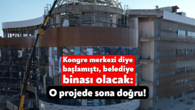 Büyükşehir, Derince’de yapımına başlanan ve yarım kalan kongre merkezini yeni