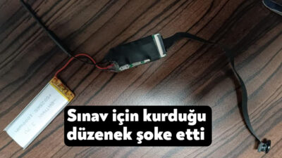 Kocaeli'nin İzmit ilçesinde Motorlu Taşıtlar Sınavı'na GPRS, gizli kamera ve