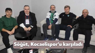 Körfez Belediye Başkanı Şener Söğüt, Sakaryaspor’u deplasmanda yenen Kocaelisporlu kafileyi
