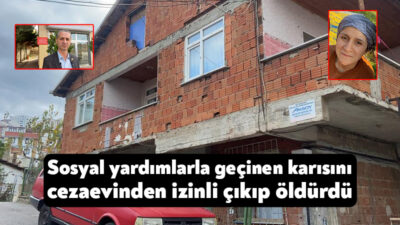 Kocaeli'nin Gebze ilçesinde cezaevinden izinli çıkan kocası tarafından öldürülen 33