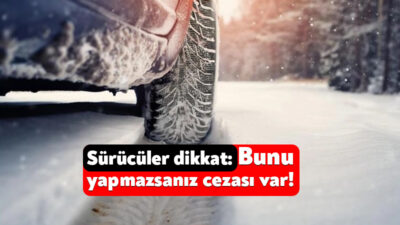 Ticari araçlarda zorunlu olan kış lastiği uygulaması 1 Aralık’ta başlıyor.