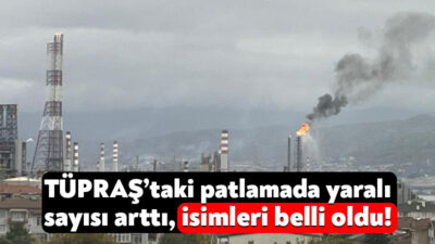 Türkiye’nin en büyük sanayi kuruluşu olan TÜPRAŞ’ta bugün öğle saatlerinde