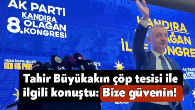 AK Parti Kandıra ilçe kongresinde bölgenin en önemli gündem maddesi