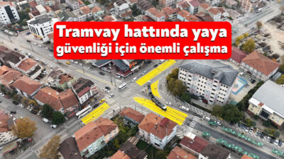 Büyükşehir, Mehmet Ali Paşa Durağı Şehir Hastanesi güzergâhı kesişiminde yaya