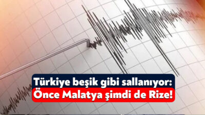 Bugün sabah saatlerinde Malatya’da meydana gelen 4.9 büyüklüğündeki depremin ardından