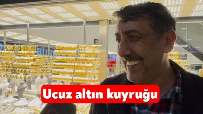 Kocaeli'de diğer kuyumculardan 150 lira düşük fiyata altın satan kuyumcu