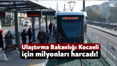 Ulaştırma ve Altyapı Bakanlığı, Kocaeli Şehir Hastanesi yönünde kullanılmak üzere