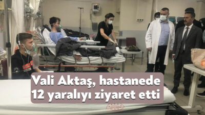 Kocaeli Valisi İlhami Aktaş, kompresör bakım çalışmaları sırasında meydana gelen