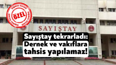 Kocaeli Büyükşehir Belediyesi’yle ilgili Sayıştay raporlarında vakıf ve derneklere ortak