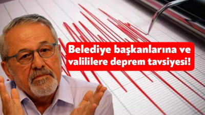 Yer bilimci Prof. Dr. Naci Görür belediye başkanlarına ve valilere