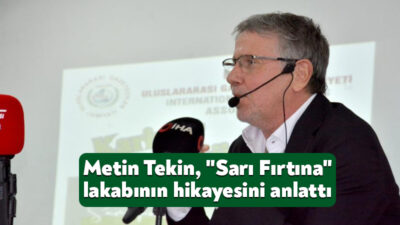 Beşiktaş'ın eski futbolcusu "Sarı Fırtına" lakaplı Metin Tekin, Kocaeli'nin Karamürsel