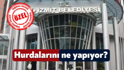 Sayıştay denetçileri İzmit Belediyesi’nin hurdaya ayrılan taşınırları için bir deposu