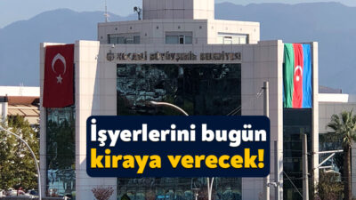 Kocaeli Büyükşehir Belediyesi 8 işyerini kiraya vermek için bugün ihaleye