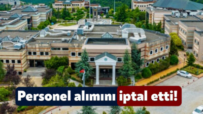 Kocaeli Üniversitesi’nin 25 Kasım’da yayınladığı bir kişilik personel alımı ilanı