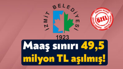 İzmit Belediyesi işçilere yasal sınırın üzerinde maaş ödemesi yapmış. Sayıştay
