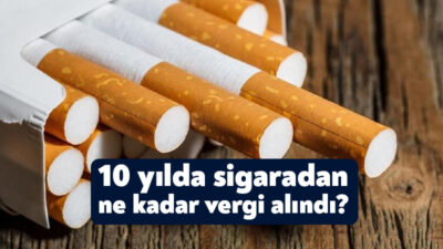 Vergi Uzmanı Ozan Bingöl on yılda sigaradan alınan verginin miktarını