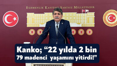 CHP Kocaeli Milletvekili Prof. Dr. Mühip Kanko, madenciler günü ile