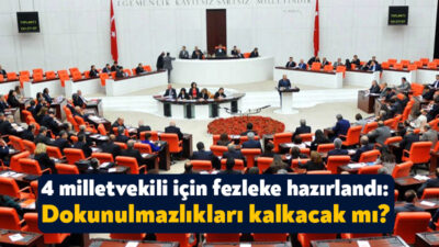CHP, DEM Parti, İYİ Parti ve bağımsız milletvekilinin aralarında yer