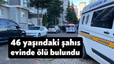 Kocaeli'nin İzmit ilçesinde 46 yaşındaki adam evinde ölü bulundu.