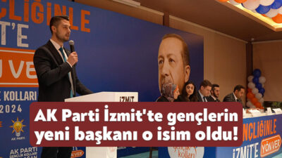AK Parti İzmit İlçe Gençlik Kolları, 7. Olağan Kongresi'ni gerçekleştirdi.