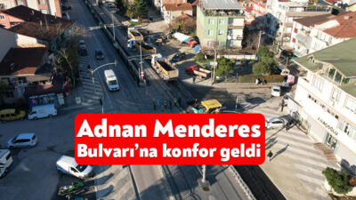 Kocaeli Büyükşehir Belediyesi, İzmit Adnan Menderes Bulvarı ile sokak bağlantılarında