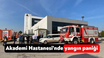 Kocaeli'nin Başiskele ilçesinde bulunan Özel Akademi Hastanesi'nde yangın paniği yaşandı.