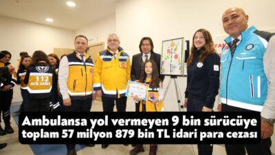 Kocaeli İl Sağlık Müdürlüğü tarafından trafikte ambulansların geçiş önceliğini artırmak