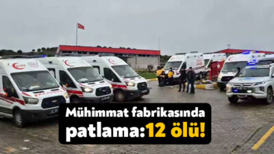 Balıkesir Valisi İsmail Ustaoğlu, Karesi'de mühimmat fabrikasındaki patlamada 12 kişinin