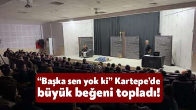 Kartepe Belediyesi Necip Fazıl Kısakürek Kültür Merkezi, muhteşem bir tiyatro