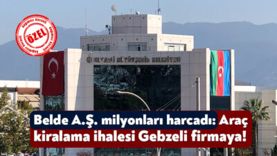 Kocaeli Büyükşehir Belediyesi’nin iştirakleri arasında yer alan Belde A.Ş. bir